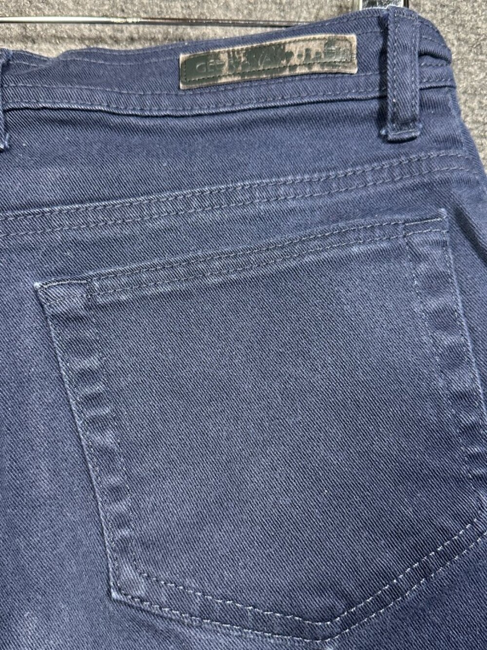 Gloria Vanderbilt Jeans Womens 10 Petite Ankle Straight Blue Cotton Stretch - Picture 10 of 11
